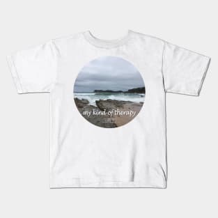 My Kind Of Therapy 01 ROUND Kids T-Shirt